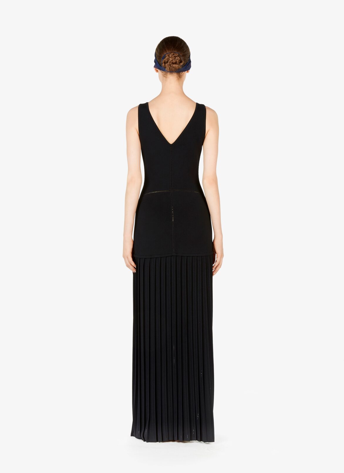 Charleston Long Dress  ALAÏA BLACK CHARLESTON LONG DRESS